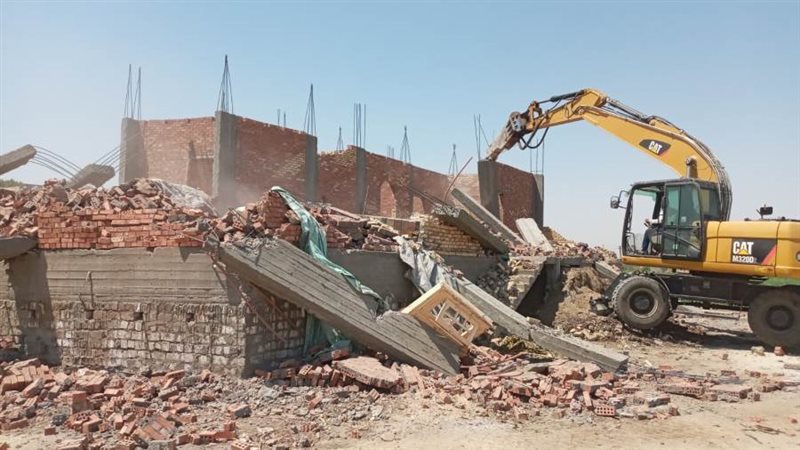 جانب من الإزالات