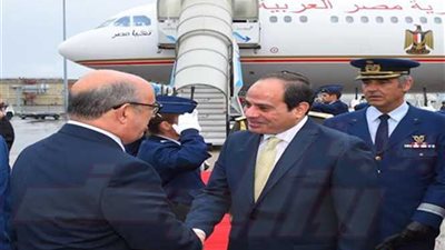 السيسي يصل البرتغال لبحث سبل دعم العلاقات بين البلدين