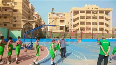 تدريبات كرة السلة لبراعم المشروع القومي للموهبة بكفر الشيخ
