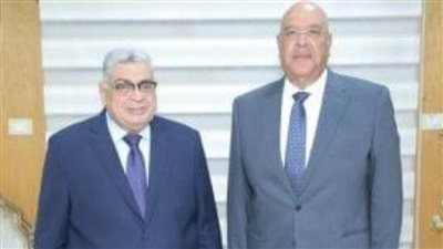 رئيس مجلس الدولة يبحث التعاون مع رئيس الجهاز المركزي للمحاسبات