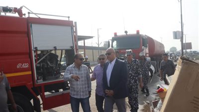 تشكيل لجنة للتحقيق وتعويض أصحاب محلات حريق معرض بنها