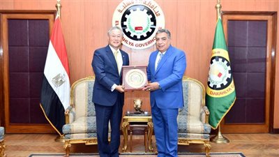 محافظ الدقهلية يستقبل السفير الكوري لتدشين قافلة الثقافة الكورية