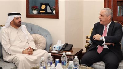 الشوربجي يستقبل المدير التنفيذي لمؤسسة بن راشد للمعرفة