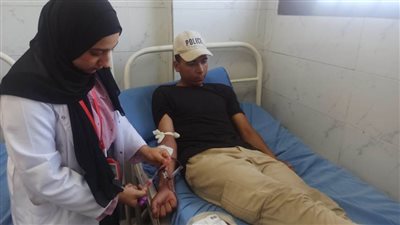 حملة للتبرع بالدم بمديرية أمن الإسكندرية