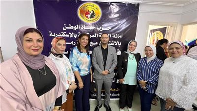 حُماة الوطن بالإسكندرية يفتتح مركزا مجانيا لتعليم الحرف اليدوية للسيدات 