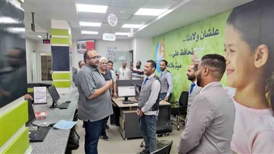 رئيس مياه سوهاج يتفقد محطة مياه المراغة جهينة ومركز خدمة عملاء طما