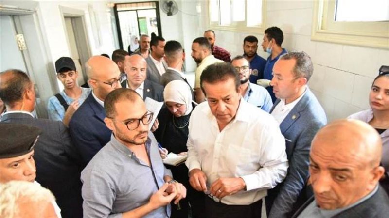 جولة وزير الصحة بالجيزة