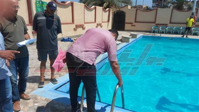 متابعة تلافي الملاحظات التي رصدتها اللجنة العليا علي حمامات السباحة بكفر الشيخ