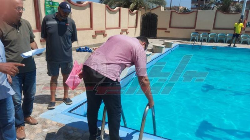 حمامات السباحة بكفرالشيخ