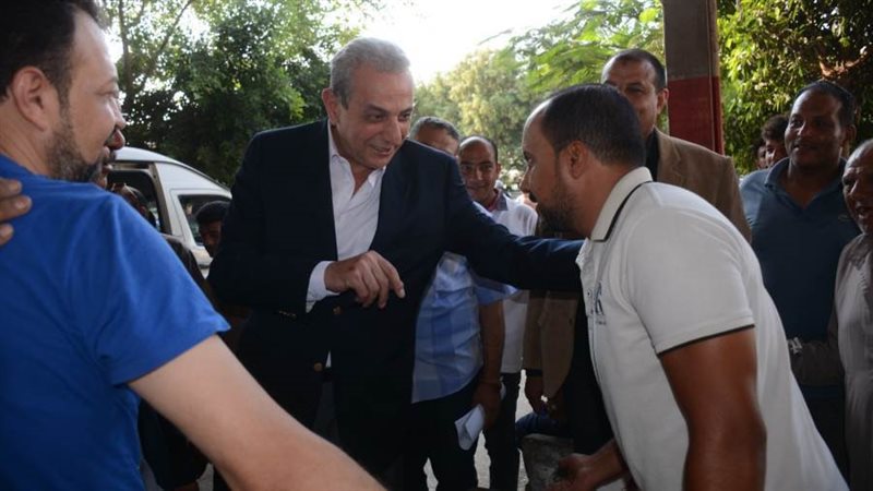 محافظ الغربية بمواقف