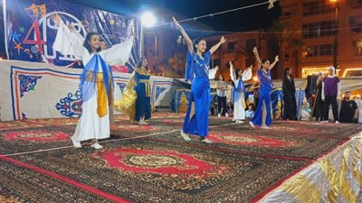 فلكلور سكندري وعروض وورش للأطفال في افتتاح 