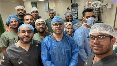 فريق طبي بمستشفى سوهاج الجامعي ينجح في استئصال ورم دموي في الأنف ممتد إلى المخ
