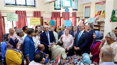 وزير التعليم ومحافظ القليوبية يتفقدان مدرستي ابن خلدون والشيماء الثانوية