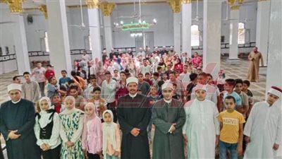 فعاليات برنامج لقاء الجمعة للأطفال بمسجد المحيص بشباس الملح بدسوق