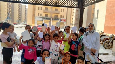 ورش لأطفال الخيالة وحدائق أكتوبر ضمن المشروع الثقافي للإسكان البديل  