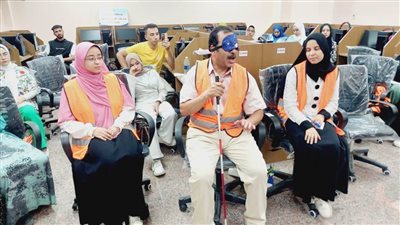 انطلاق فعاليات مبادرة رفقاء ذوي الإعاقة بجامعة سوهاج