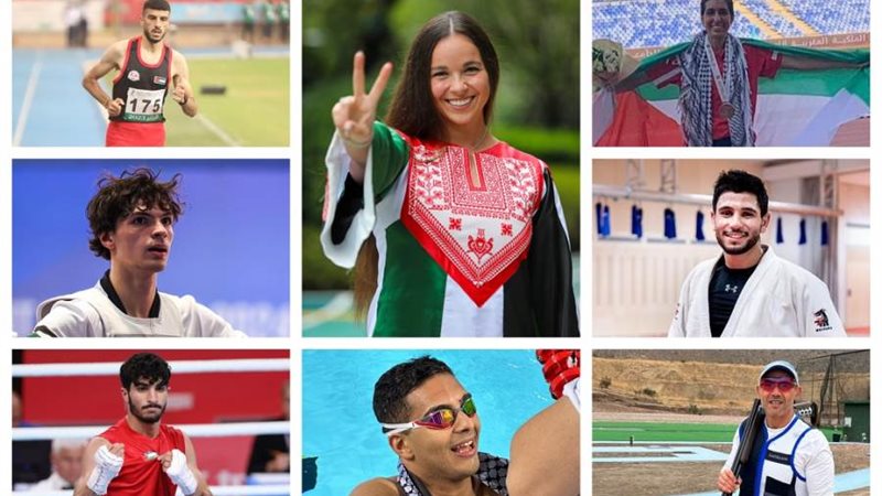 رياضيون فلسطينيين