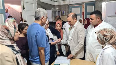 زيارة تفقدية لوكيل صحة البحيرة وفريق عمل شامل لمتابعة سير العمل بمستشفى الدلنجات المركزى 