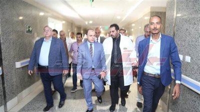محافظ كفر الشيخ يتفقد مستشفى قلين المركزي