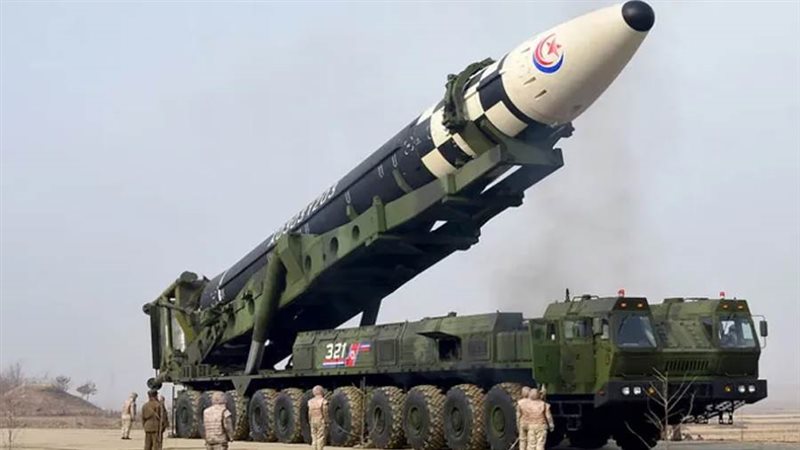 تجربة صاروخية لبيونج