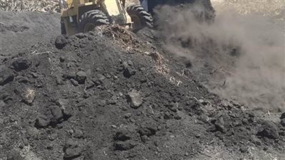 إزالة مكمورة فحم على مساحة 500م بمركز كوم حمادة لمخالفة الاشتراطات البيئية