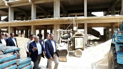محافظ الشرقية يتفقد أعمال إنشاء مبنى إدارة ديرب نجم التعليمية 