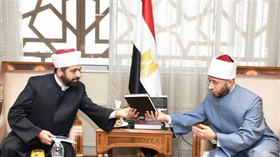 وزير الأوقاف يستقبل مفتي عام المملكة الأردنية الهاشمية