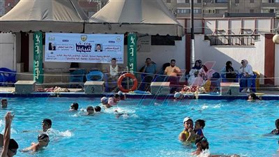 استمرار تدريبات السباحة بنادي كفر الشيخ الرياضي 