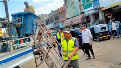 رفع 1542 حالة إشغال طريق خلال حملات مكبرة بنطاق 7 مراكز بالبحيرة