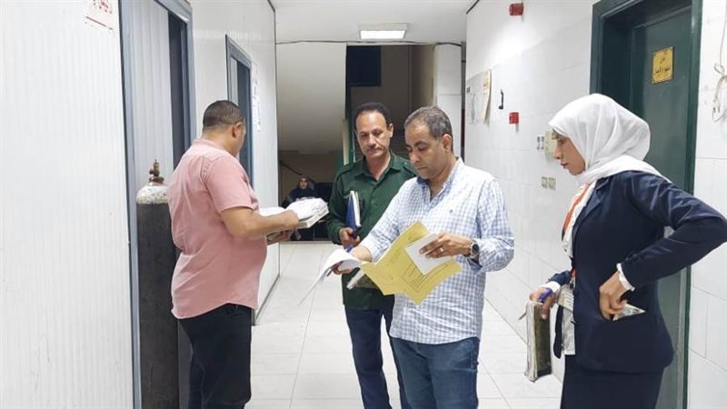 التفتيش علي مستشفي