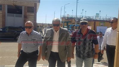 المهندس ممدوح رسلان يتفقد مشروعات مياه الشرب بمطوبس في كفر الشيخ
