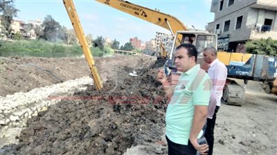 استمرار أعمال إنشاء كورنيش وممشى بحر تيرة بالحامول في كفر الشيخ