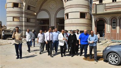 محافظ أسيوط يتفقد دير العذراء بدرنكة ويشهد حملة مكبرة لتطويره