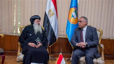 بالصور.. جامعة طنطا تؤكد عمق العلاقة مع المطرانية والحرص على الدعم والتعاون المشترك