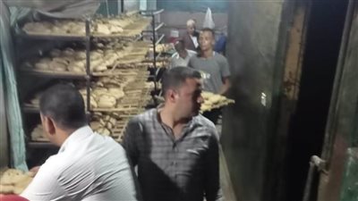 ضبط 16 مخالفة تموينية في 12 مخبزا بقرى بني سويف