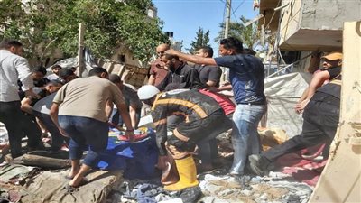  الدفاع المدنى الفلسطينى: الاحتلال يرتكب مجزرة بكل معنى الكلمة فى غزة