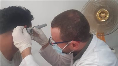 بالصور.. فحص 1373 حالة في قافلة طبية ضمن مبادرة 