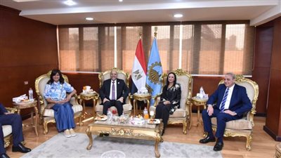 محافظ الغربية يستقبل وزيري العمل والتضامن