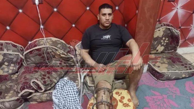 الشاب المصاب