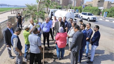 محافظ سوهاج يتفقد أعمال رفع كفاءة الكورنيش الشرقي ويتابع معدلات التنفيذ بتوسعة الكورنيش الغربي