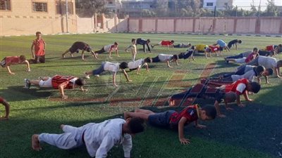 مسابقة رياضية في اللياقة البدنية بمطوبس بكفر الشيخ   