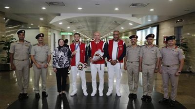 القوات المسلحة تستقبل أبناءها الرياضيين المشاركين ضمن قوام المنتخب المصري