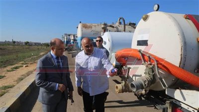 محافظ كفر الشيخ يشهد اصطفاف معدات وسيارات الطوارئ والإغاثة 