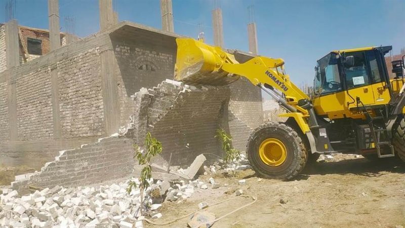 جانب من حملة الإزالات