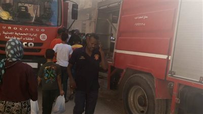 إصابة شخص في حريق منزل بالقنطرة غرب