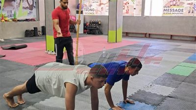 إعداد نفسى ولياقة بدنية بتدريبات مركز التأهيل بكفر الشيخ