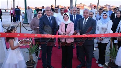 رئيس هيئة الكتاب ونائب محافظ دمياط يفتتحان الدورة الـ5 لمعرض رأس البر