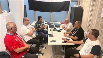 صبحي وإدريس يدعمان بعثة مصر من داخل القرية الأولمبية