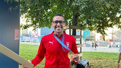 أحمد الجندي فخور بالحصول على ذهبية أولمبياد باريس 