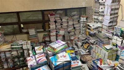 ضبط 6 آلاف نسخة كتب تعليمية بمطبعة دون ترخيص في طوخ